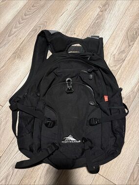 High Sierra Black Backpack with Multiple Pockets